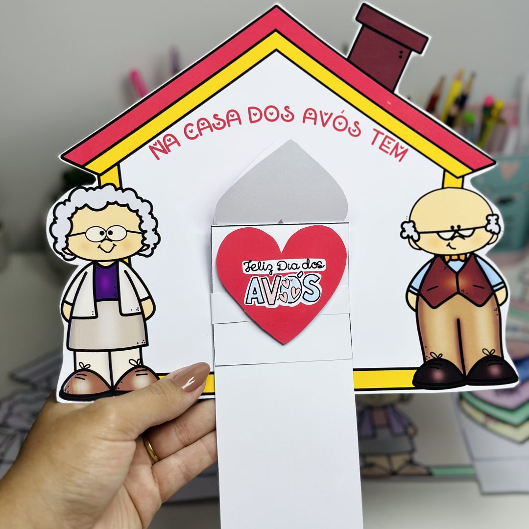 Cartãozinho ”Na casa dos Avós tem”