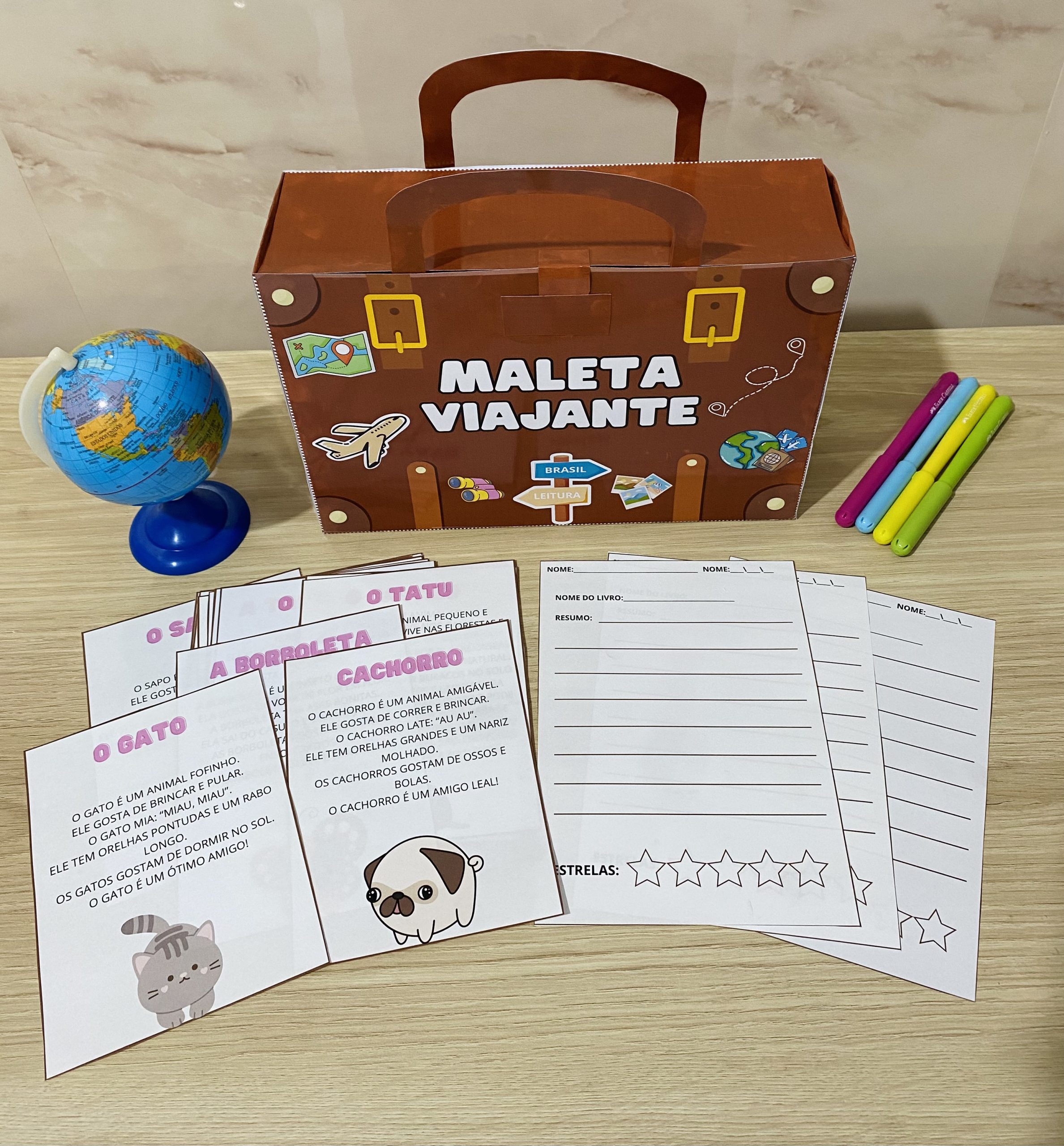 Maleta Viajante – Talyne Wolter: Recursos Pedagógicos para Educadores