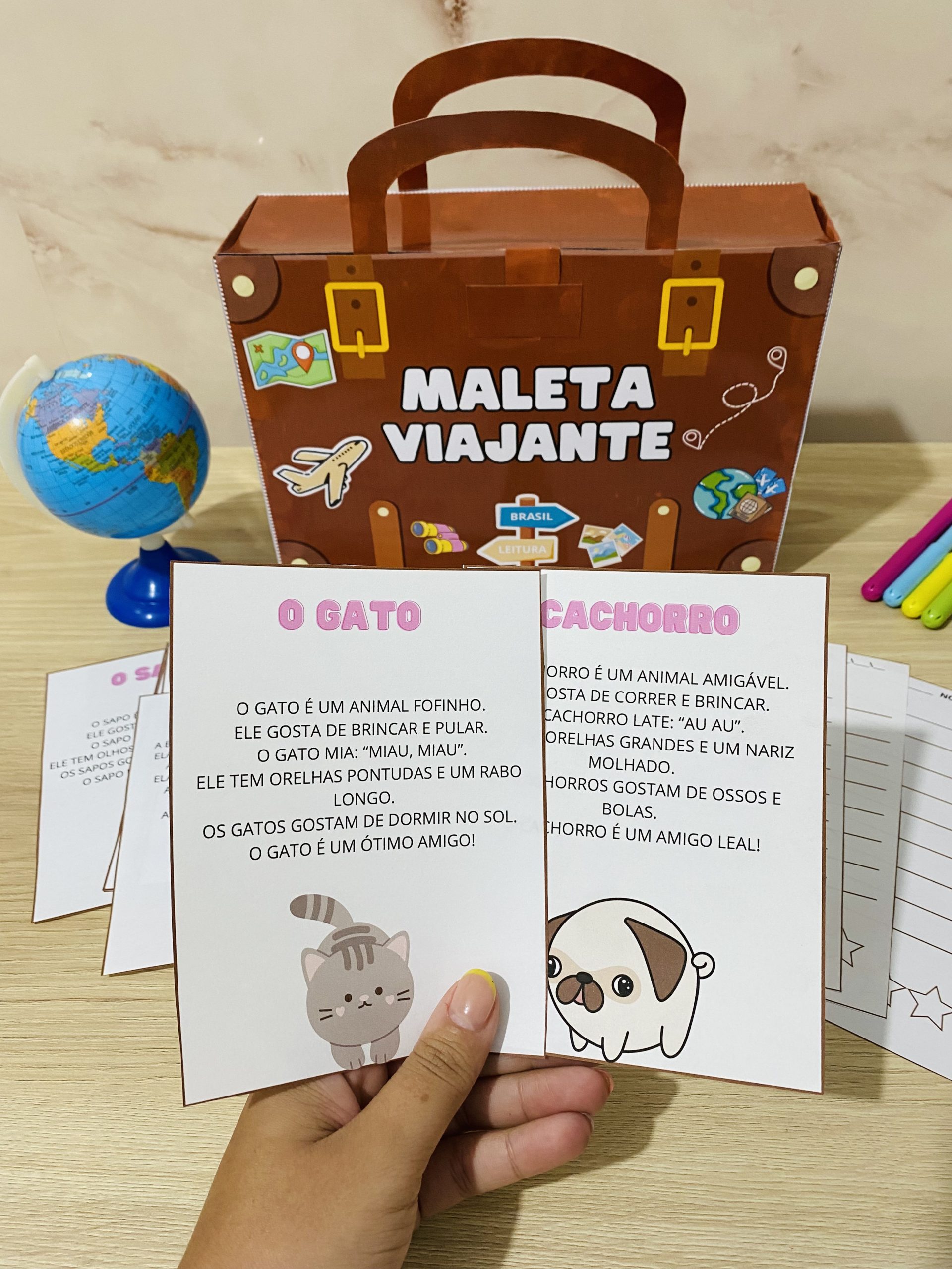 Maleta Viajante – Talyne Wolter: Recursos Pedagógicos para Educadores