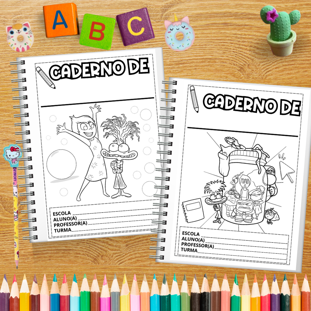 CAPAS CADERNOS DIVERTIDAMENTE – Talyne Wolter: Recursos Pedagógicos ...