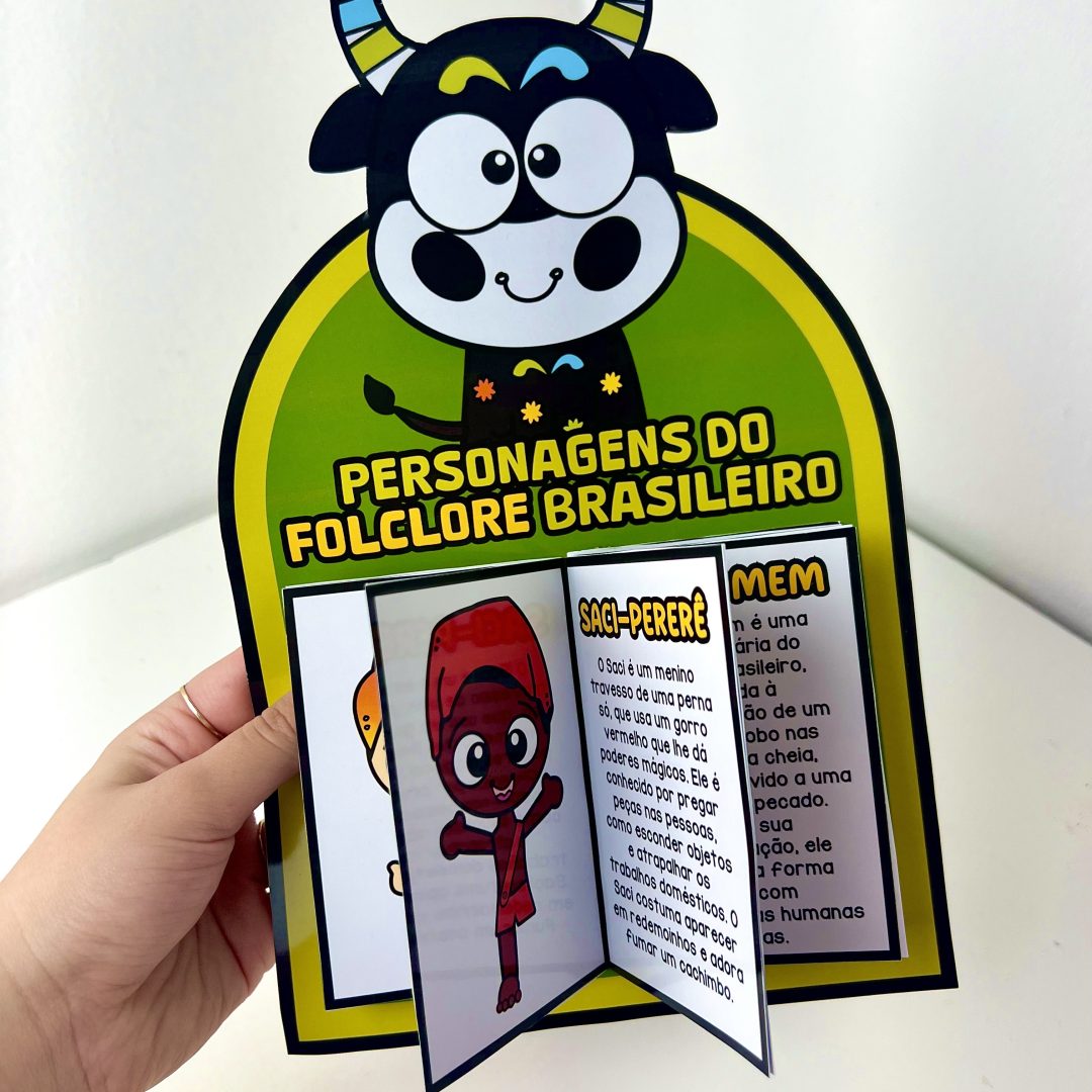 Livrinho Interativo Personagens do Folclore