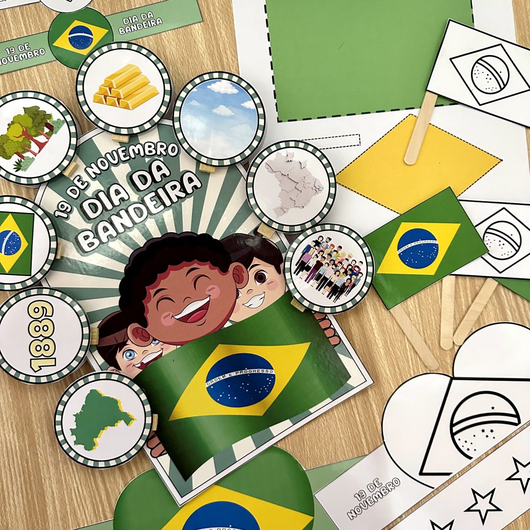 Kit Luva e Lembrancinhas Dia da Bandeira