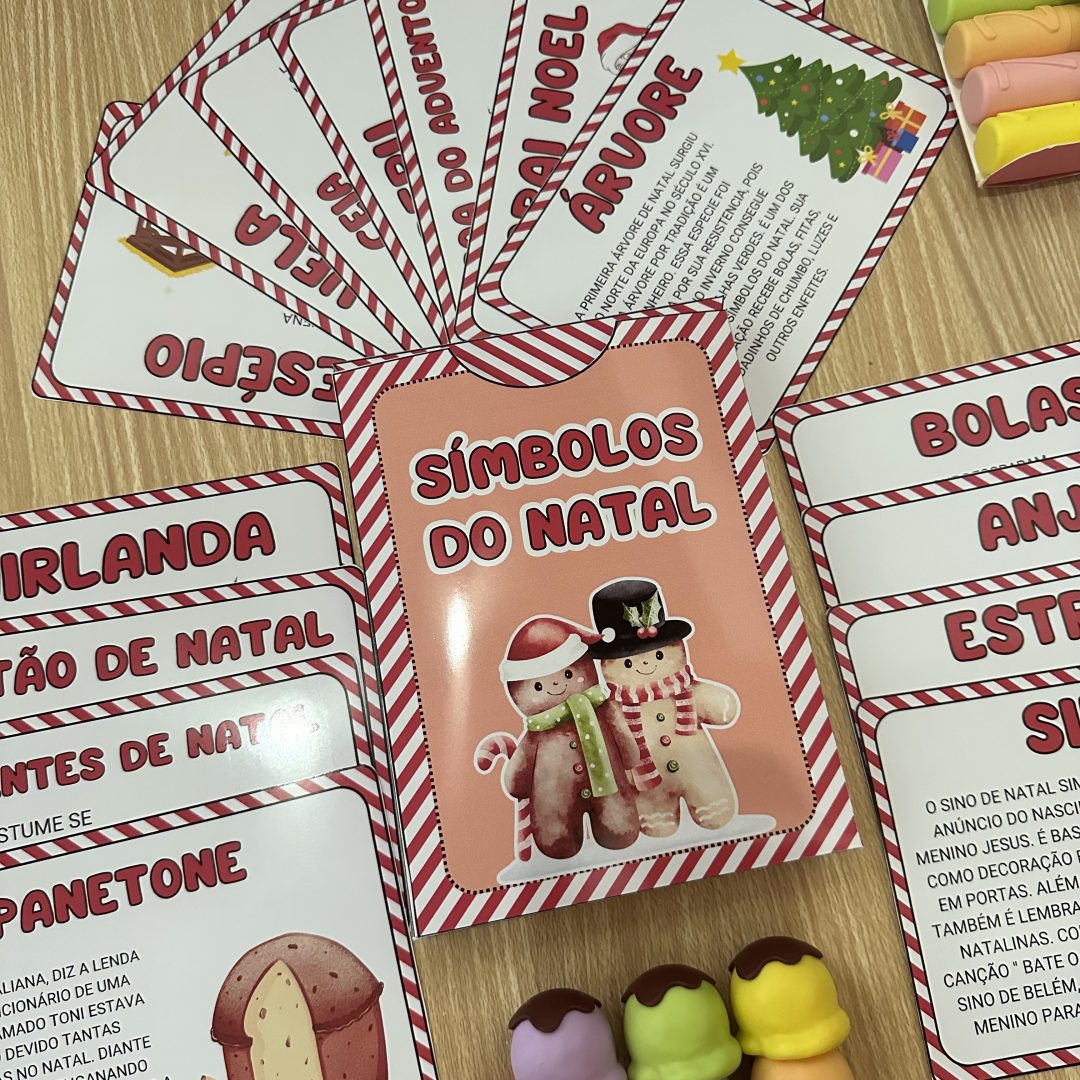 Fichas de Leitura Símbolos do Natal