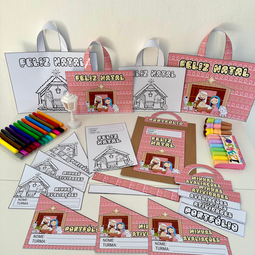Kit Capas de Atividades Natal Cristão 2