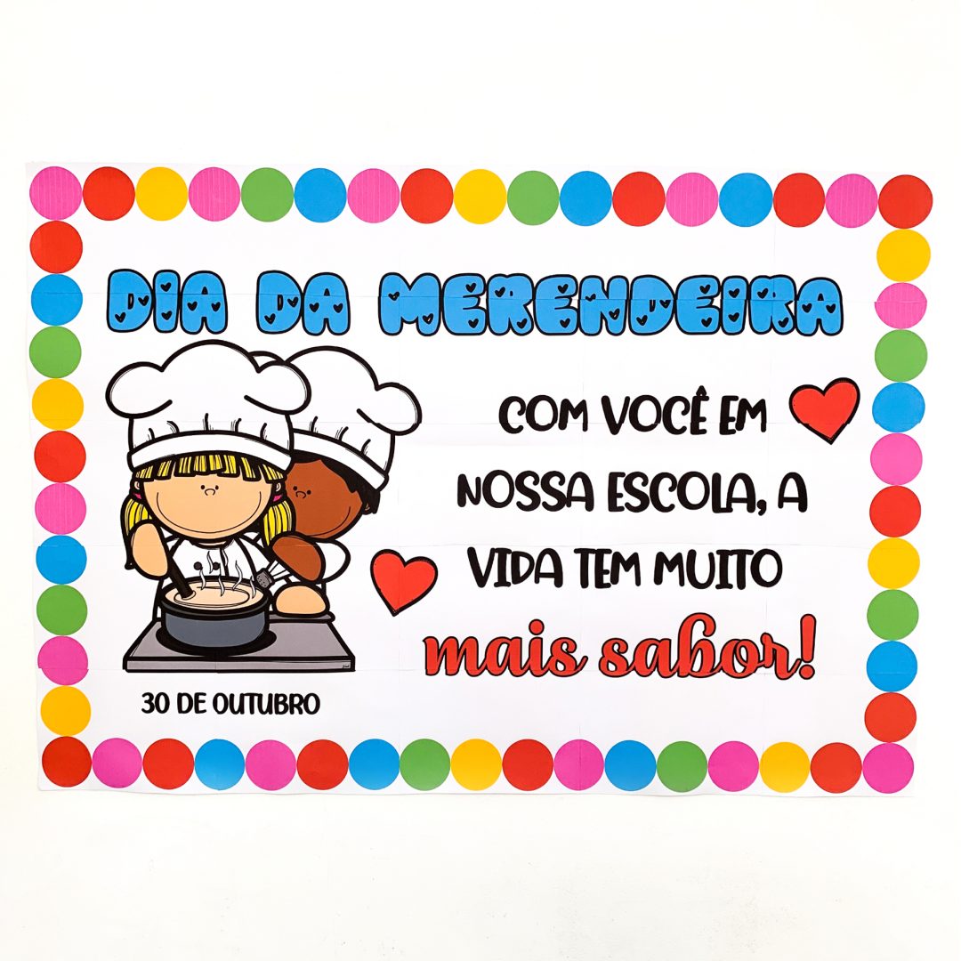 PAINEL DIA DA MERENDEIRA