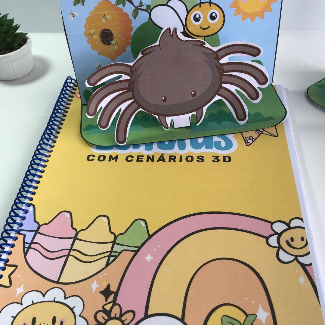 PEQUENOS TEXTOS COM CENÁRIO 3D