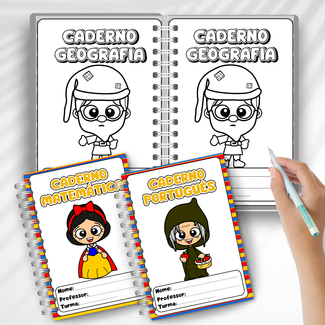 capas de caderno -  BRANCA DE NEVE