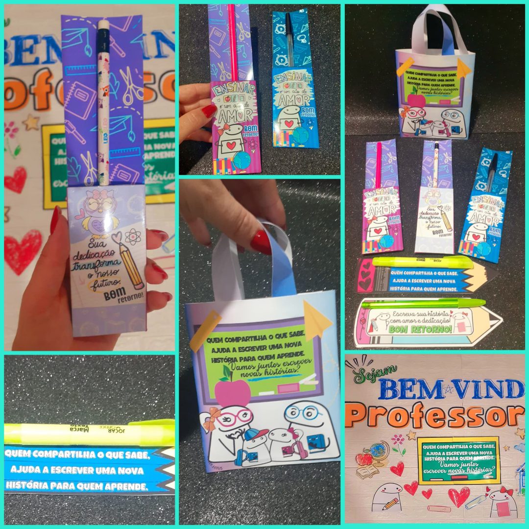 lembrancinhas - BEM-VINDOS, PROFS!