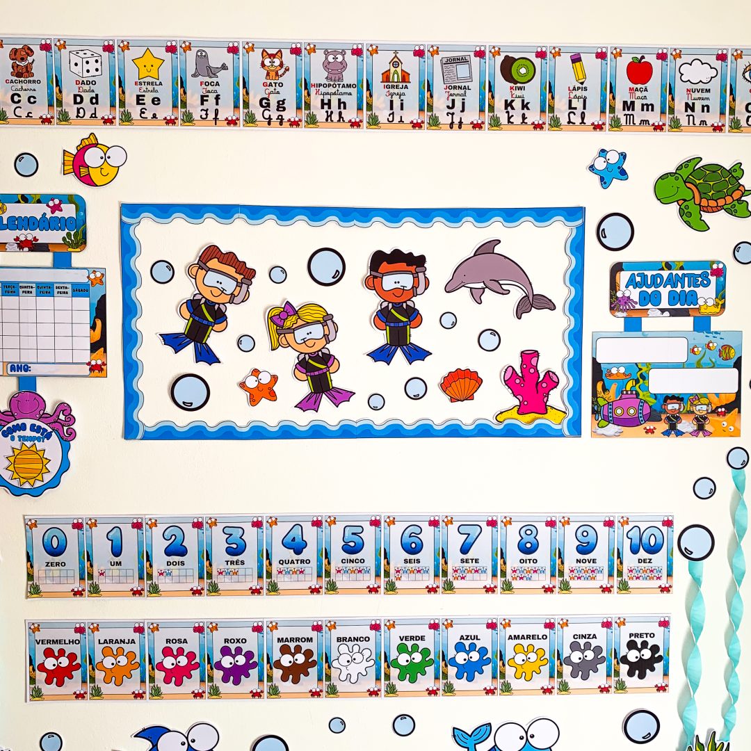 KIT SALA: FUNDO DO MAR - modelo 2 - 2026