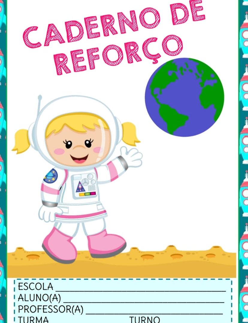 capas  de caderno astronauta 