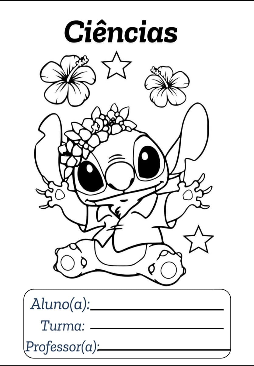 Capas de caderno( Stitch) para colorir – Talyne Wolter: Recursos ...