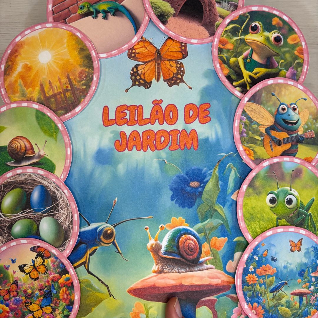 Luva de História: Leilão de Jardim