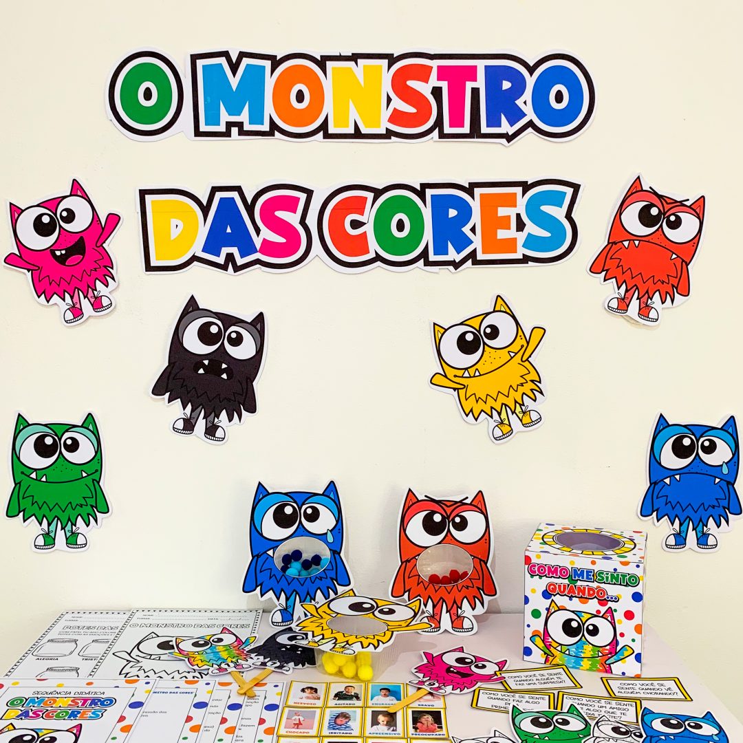 Kit Sequência Didática - O Monstro das Cores