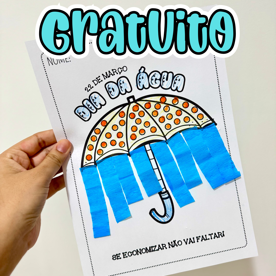 Guarda chuva dia da água