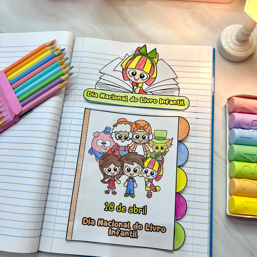 Livro interativo - Dia nacional do livro infantil