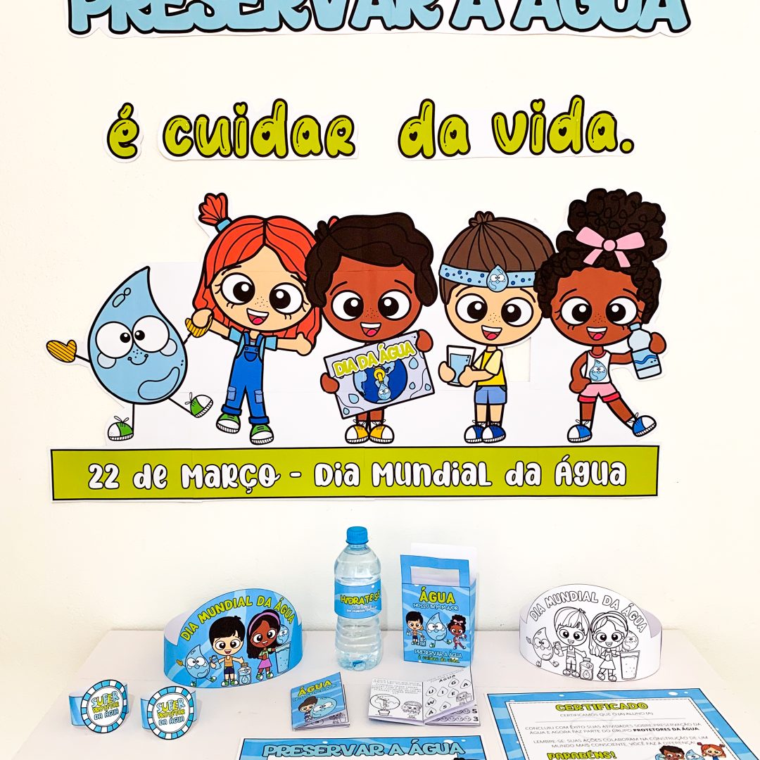 Kit dia da água  - Preservar a água