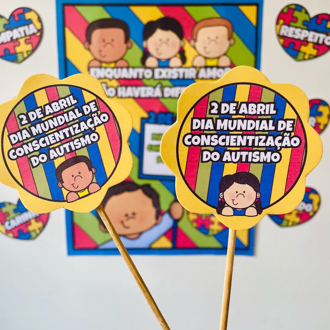 Painel e lembrancinha Autismo