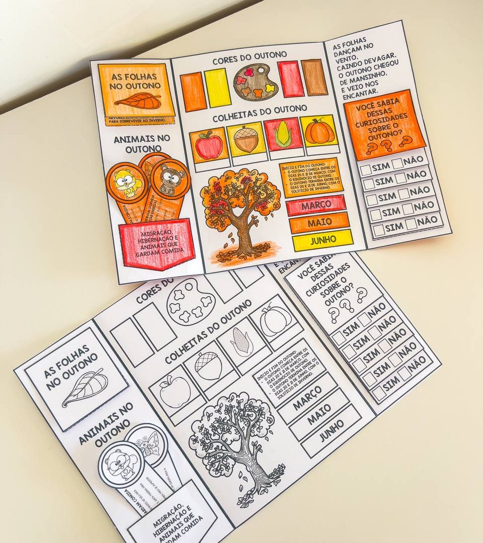 Lapbook outono