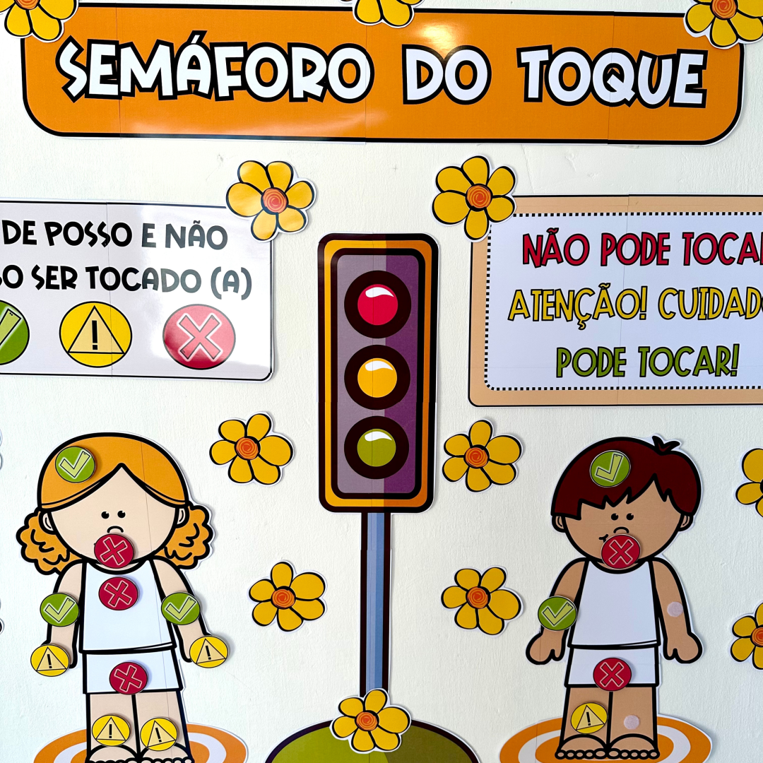 Painel interativo Semáforo do Toque