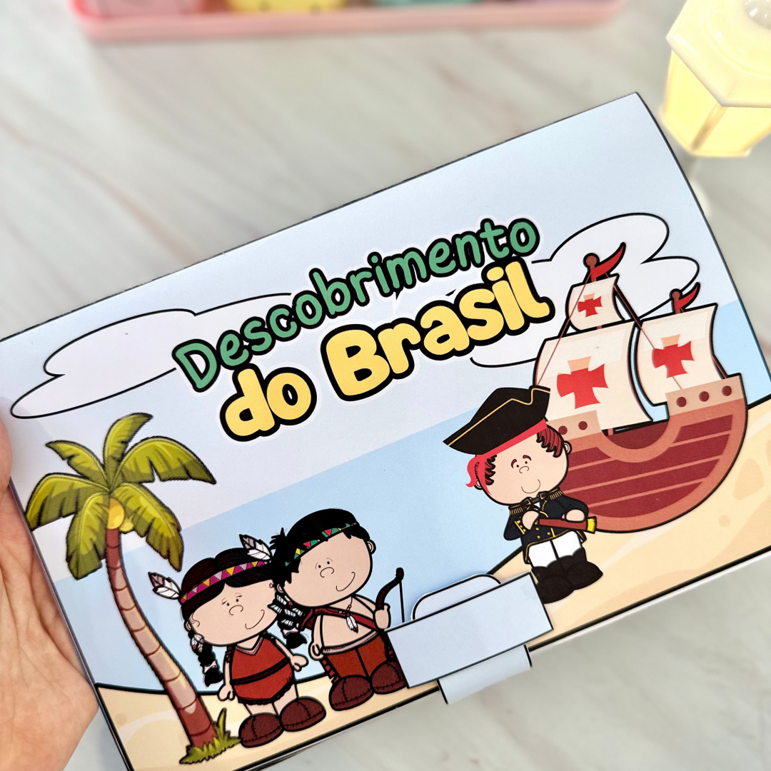 Livro 3D - Descobrimento do Brasil