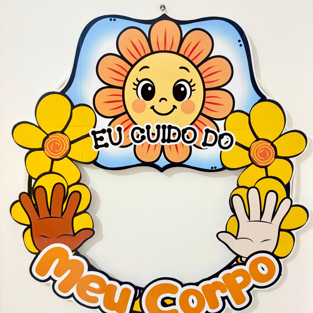 Decoração para Bambolê tema “Maio Laranja”
