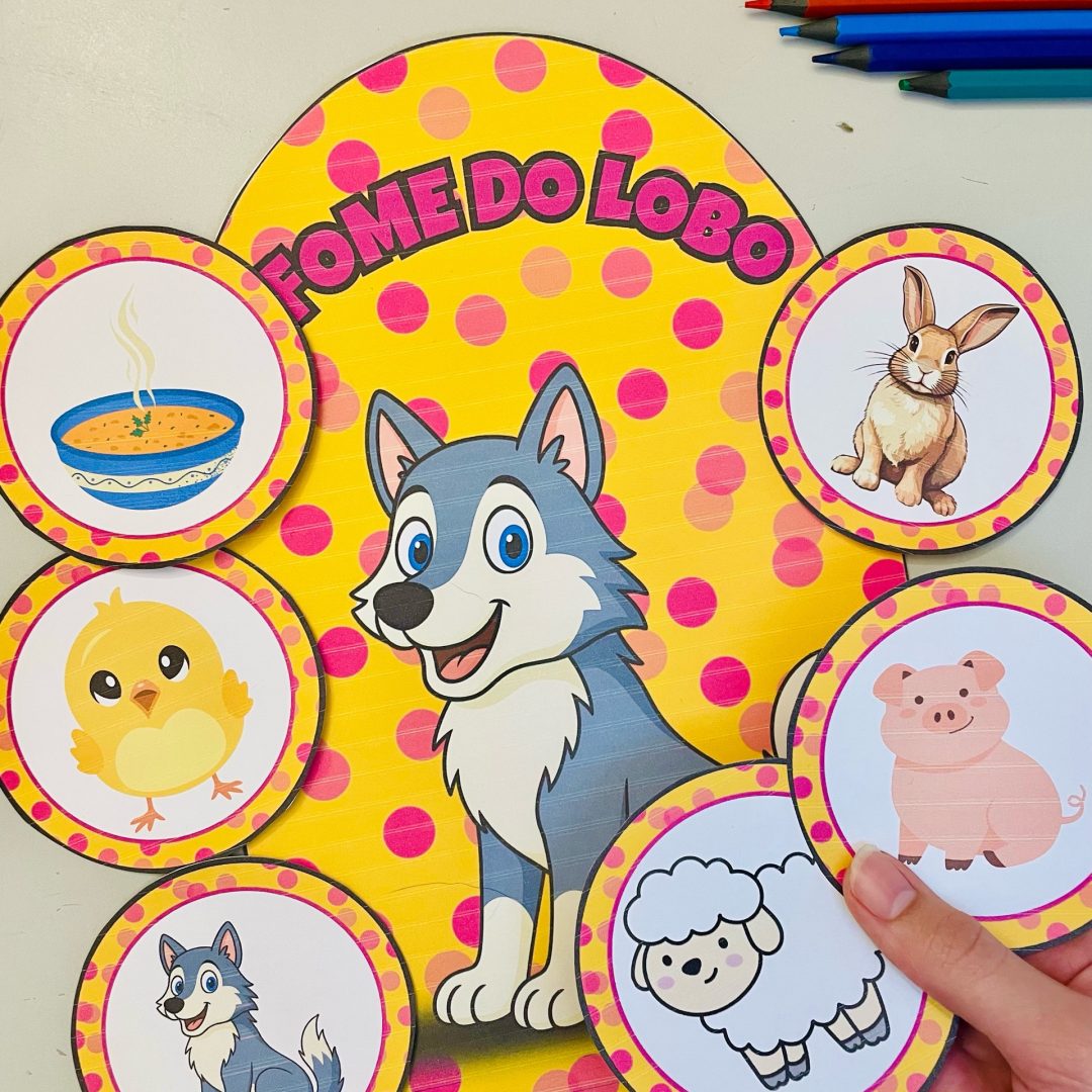 🐺✨ Luva de História: A Fome do Lobo