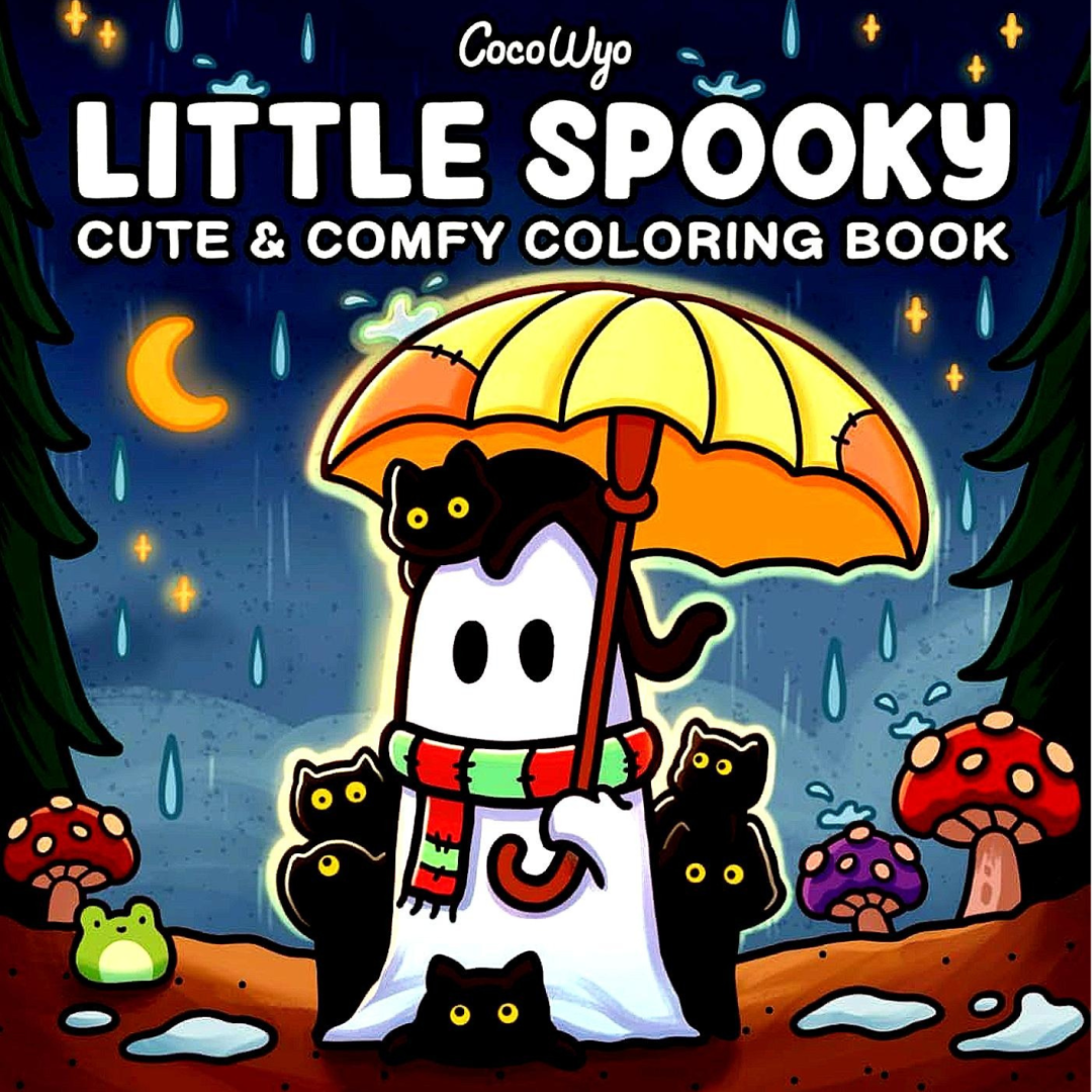 Livro de colorir Little Spooky