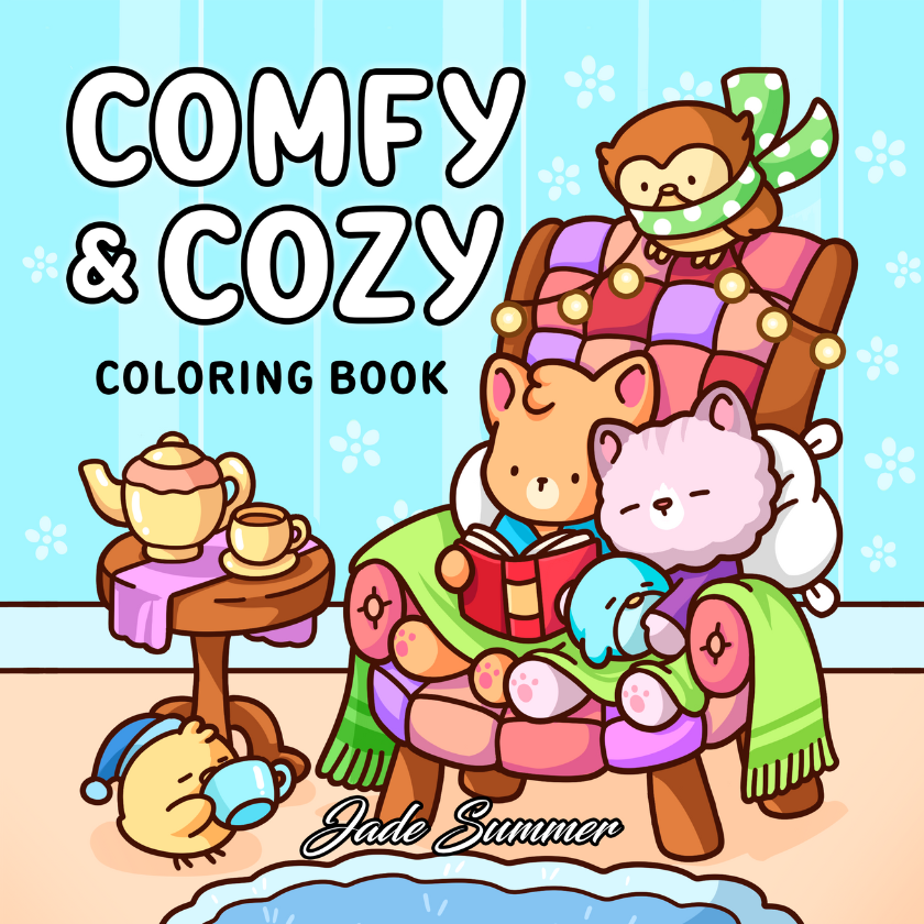 Livro de colorir - Comfy &Cozy