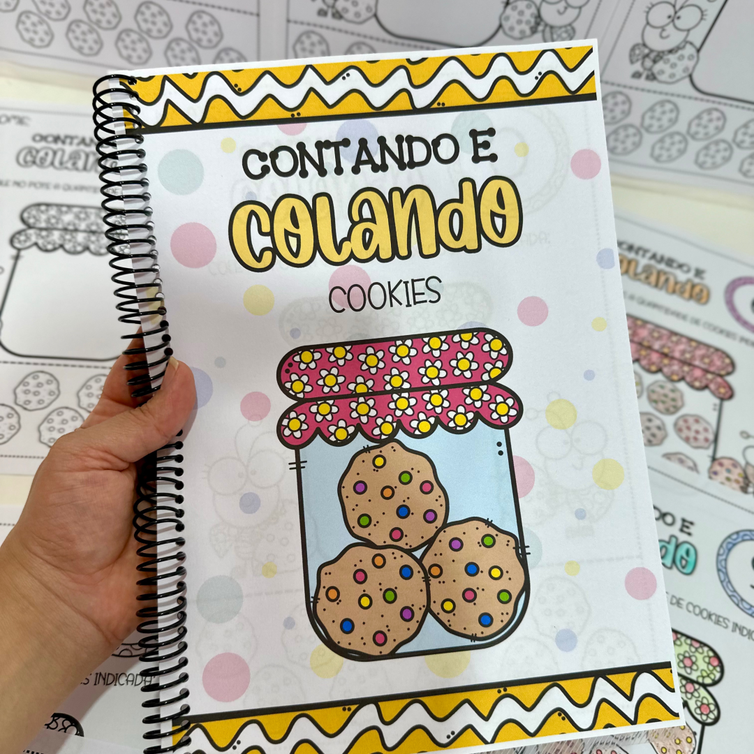 Apostilas Contando e Colando- Cookies