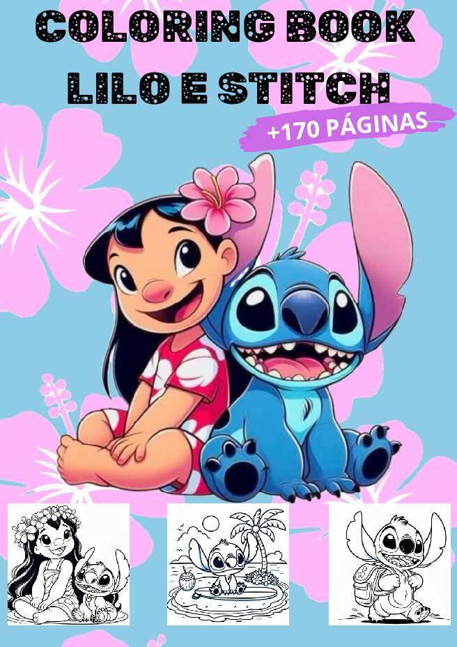 Livro de colorir Stich
