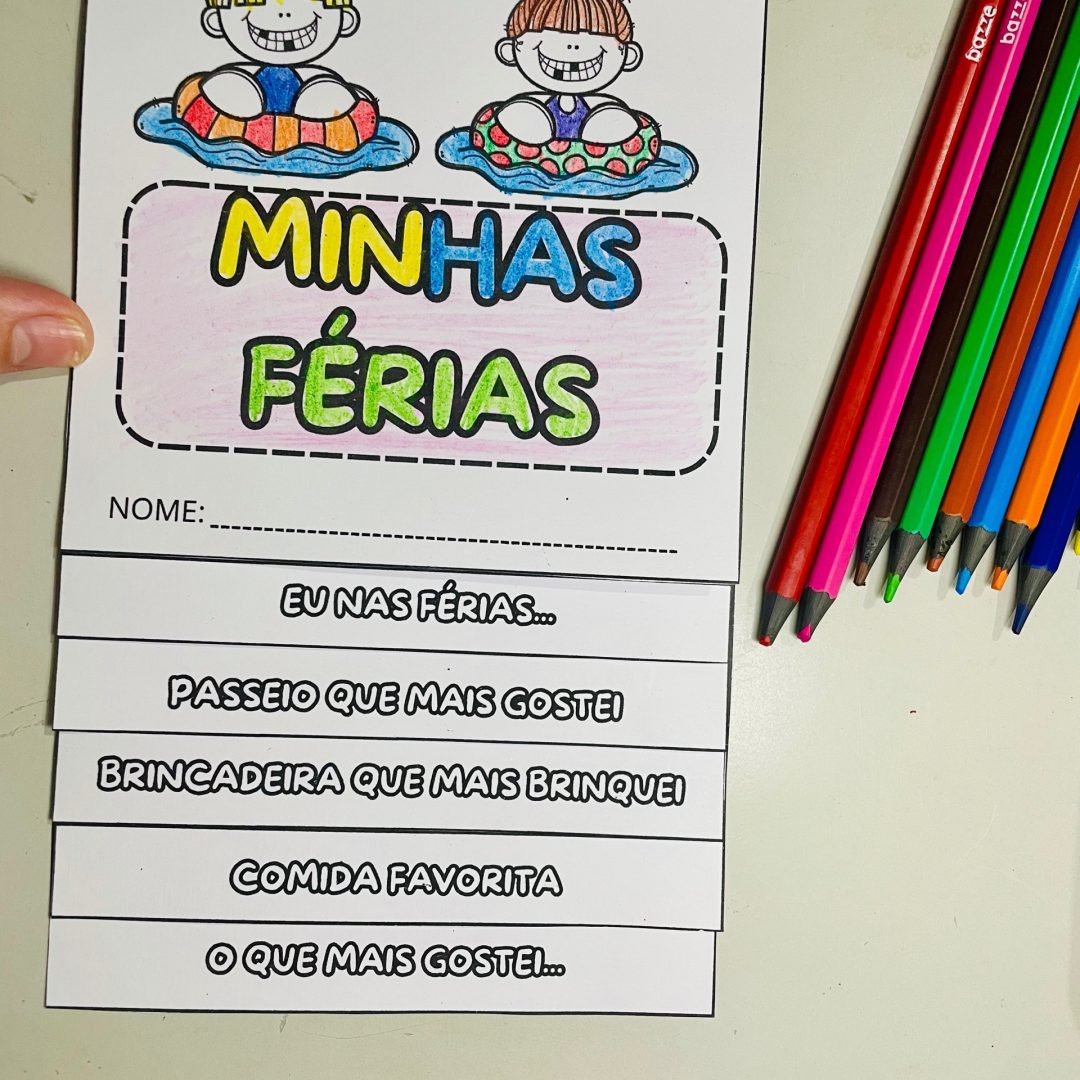 Flipbook Minhas Férias – Guardando memórias com carinho!