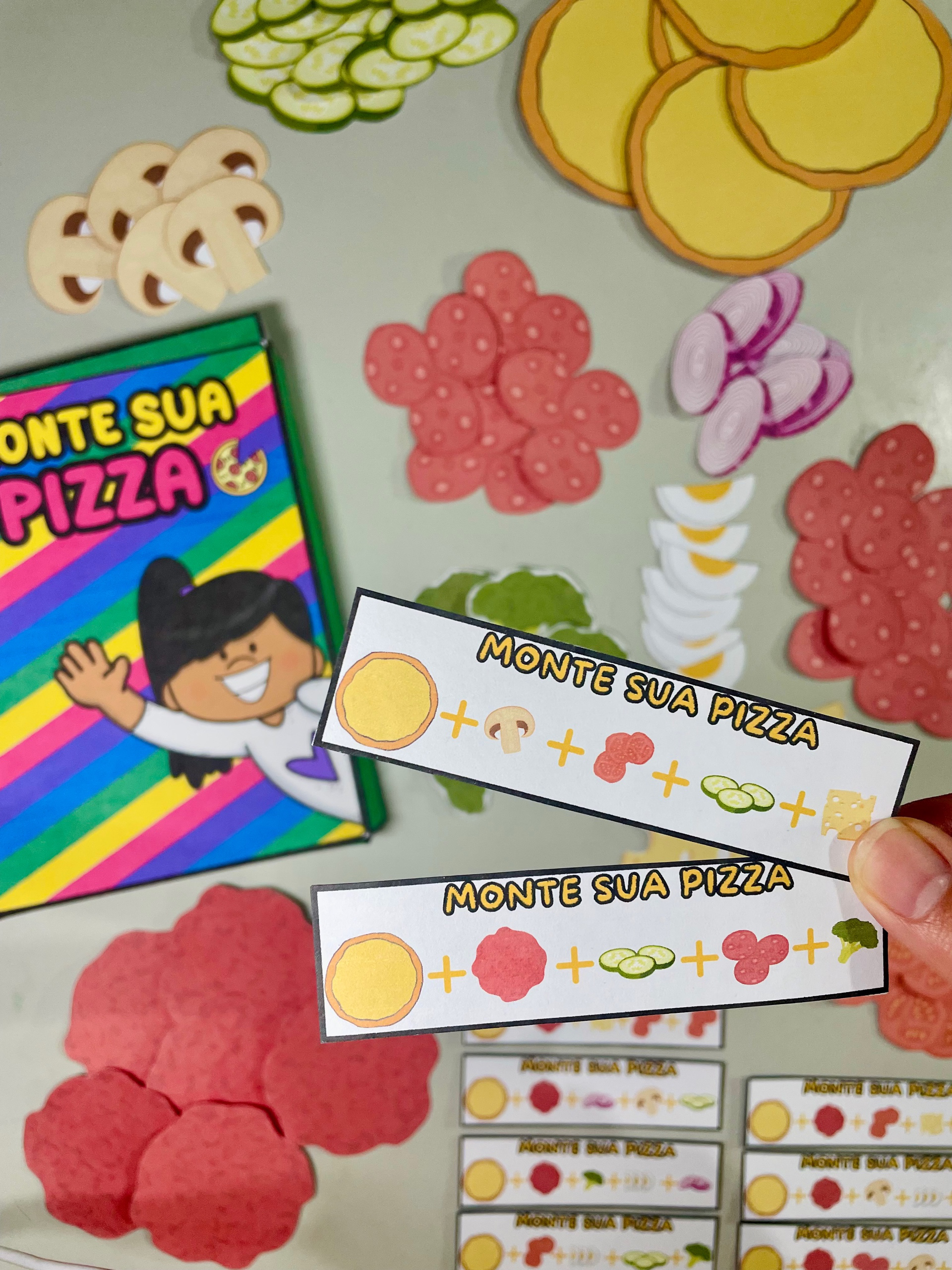 Monte sua Pizza – Uma deliciosa brincadeira de lógica e aprendizado ...