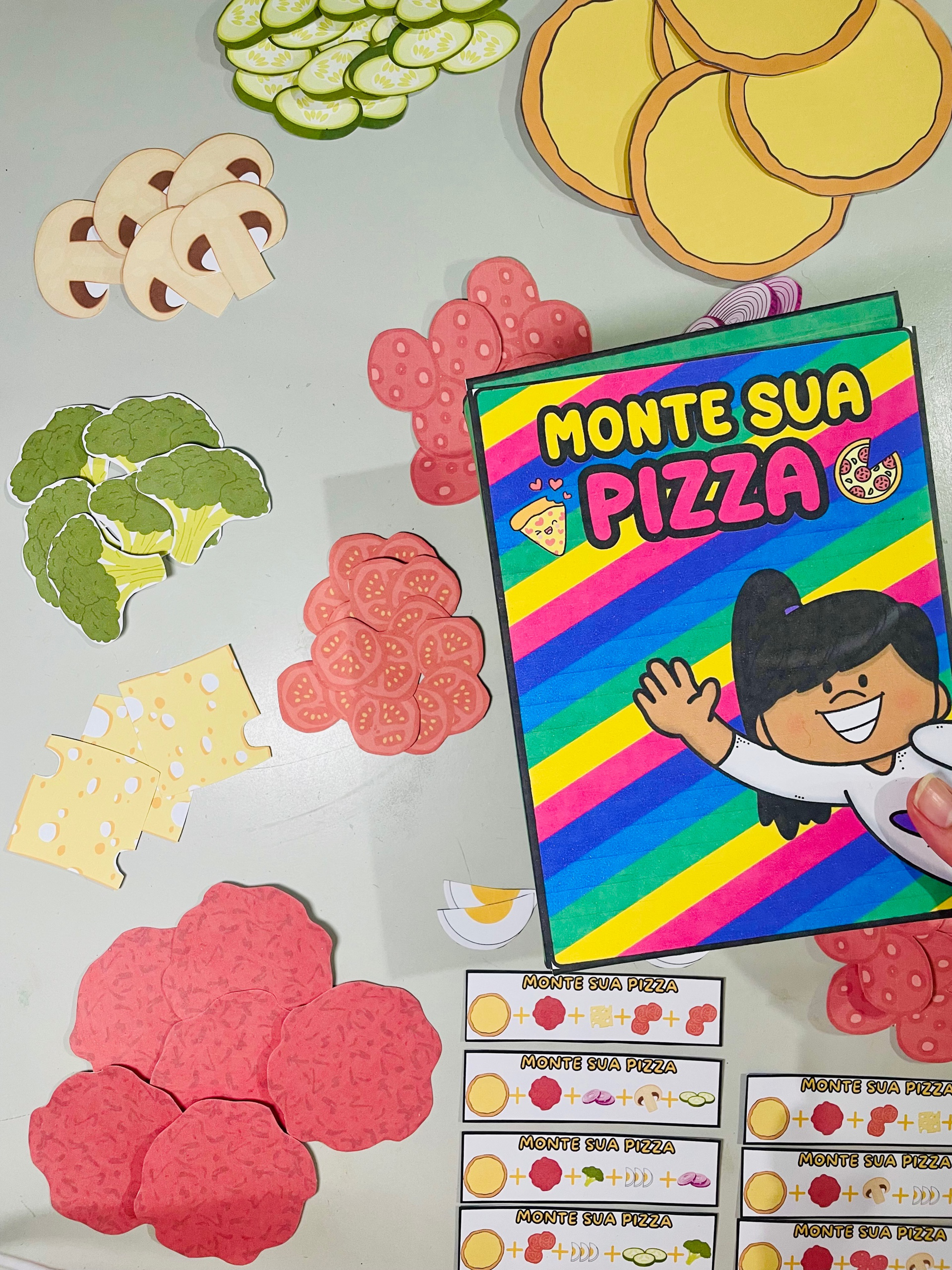Monte sua Pizza – Uma deliciosa brincadeira de lógica e aprendizado ...