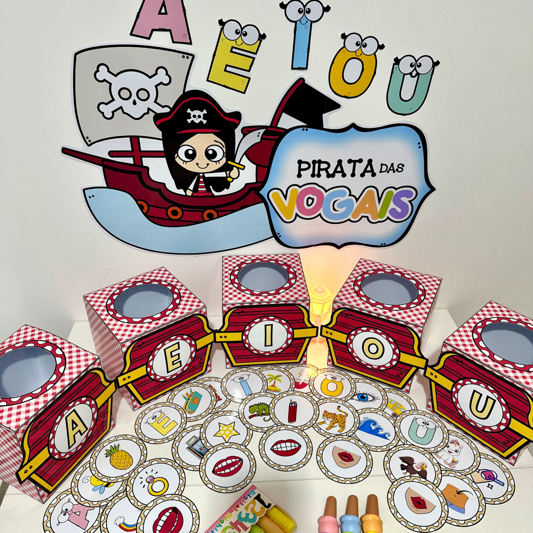 Kit Pirata das Vogais