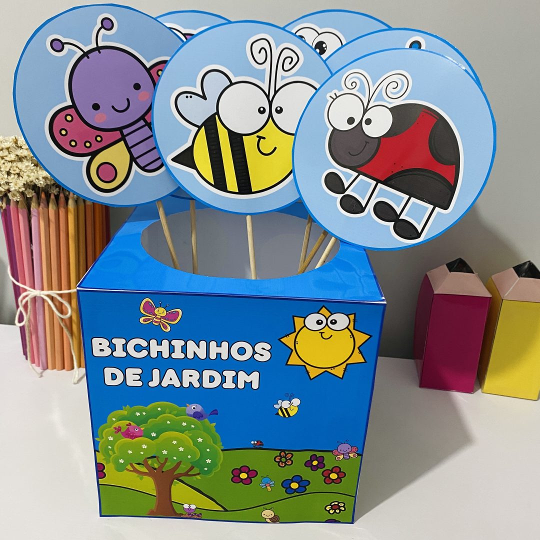 ✨ Caixa Bichinhos de Jardim ✨