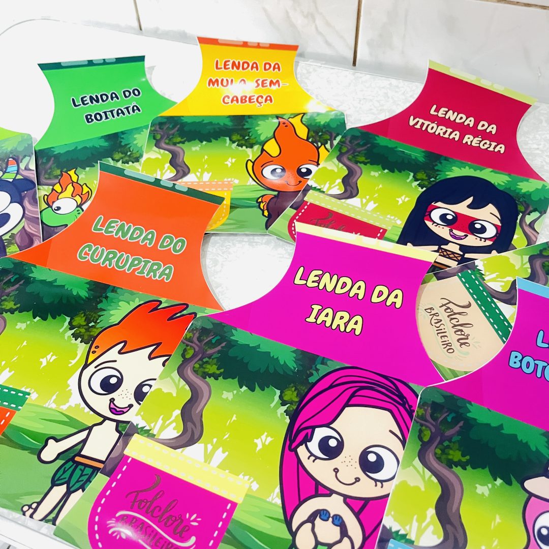 🌟 Kit Completo – 9 Aventais do Folclore Brasileiro!