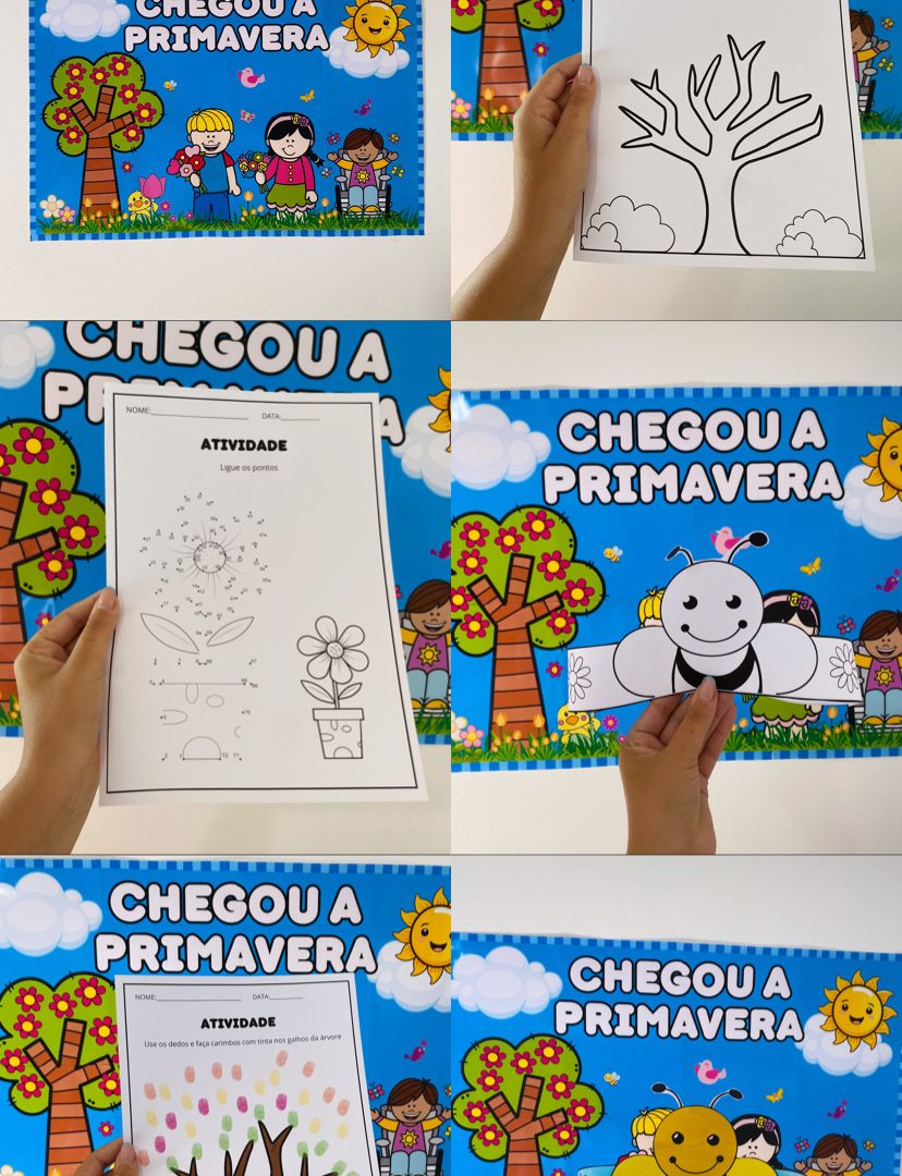 🌸 Cartaz de Primavera 🌸