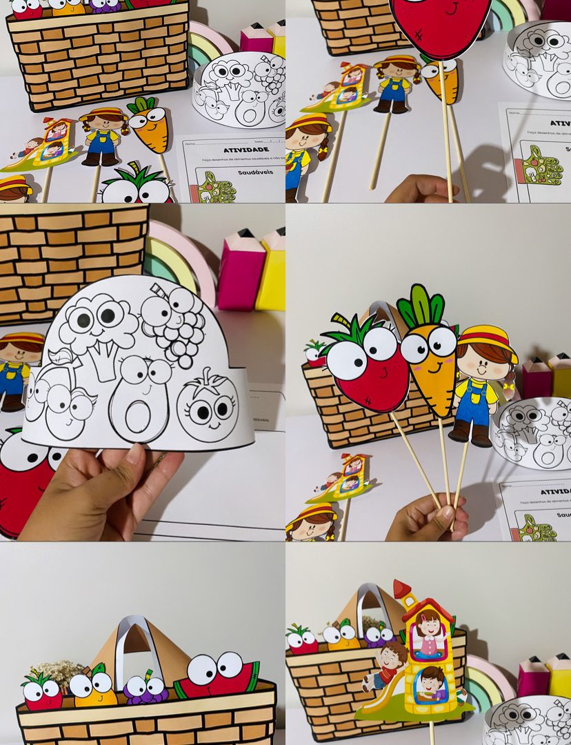 🍎 Sacola Alimentação Saudável 🥦