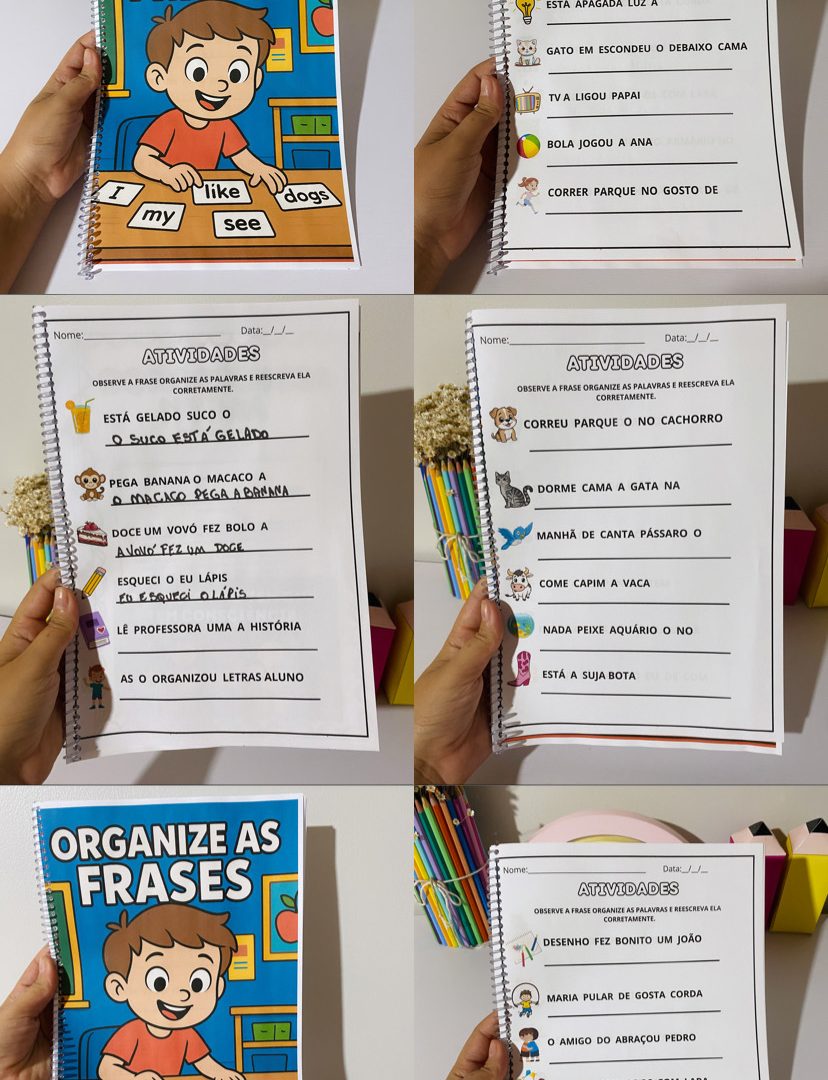 Atividade Organize as Frases