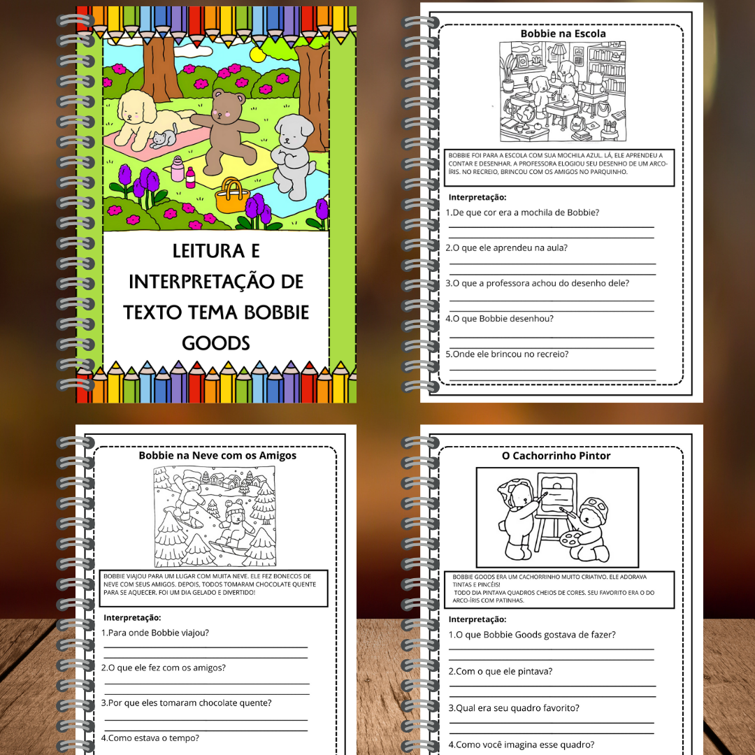 🐾📖 Apostila Tema Bobbie Goods