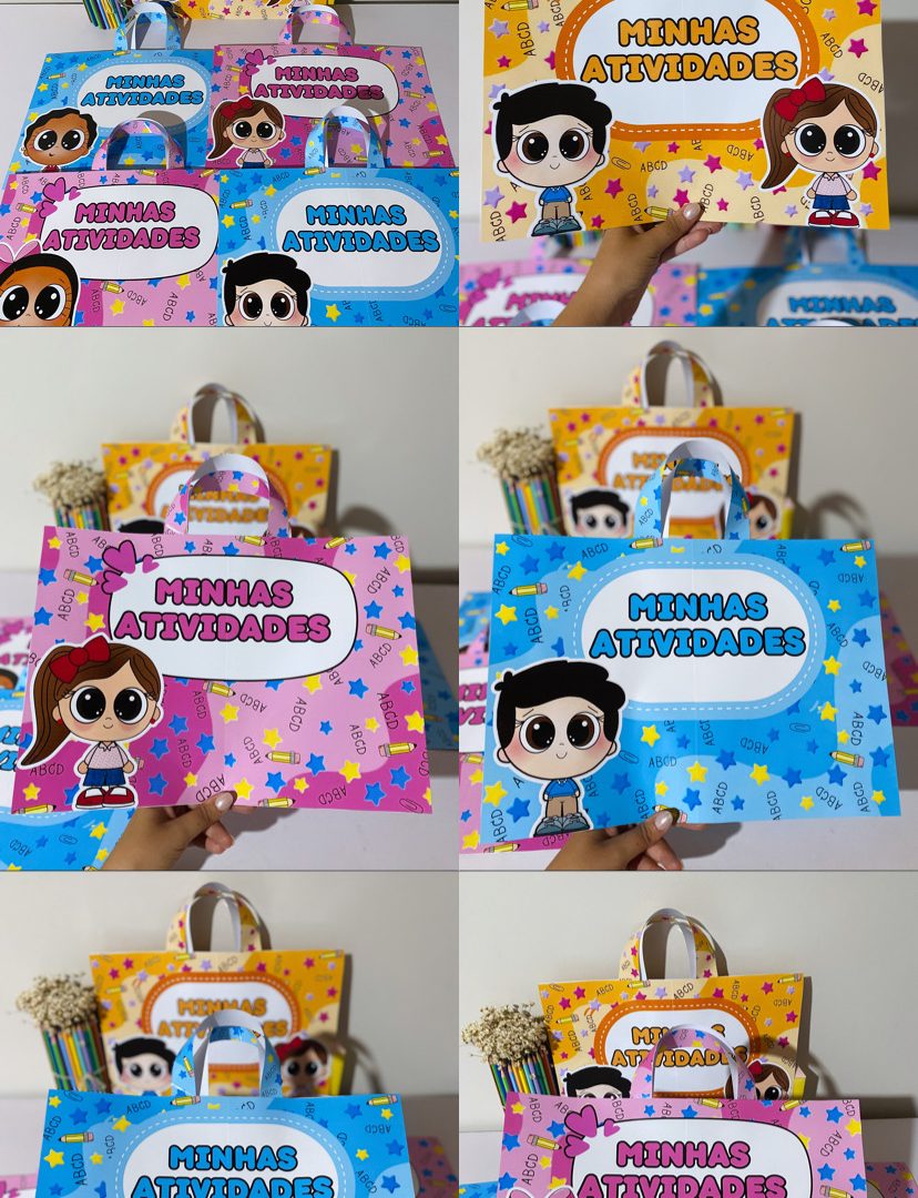 🎒 Sacolas Minhas Atividades 