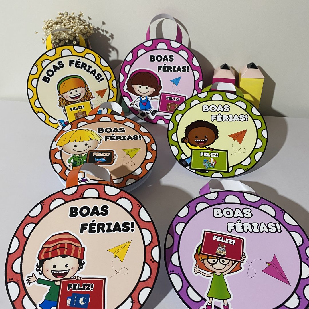 bolsinhas temáticas “Boas Férias!”