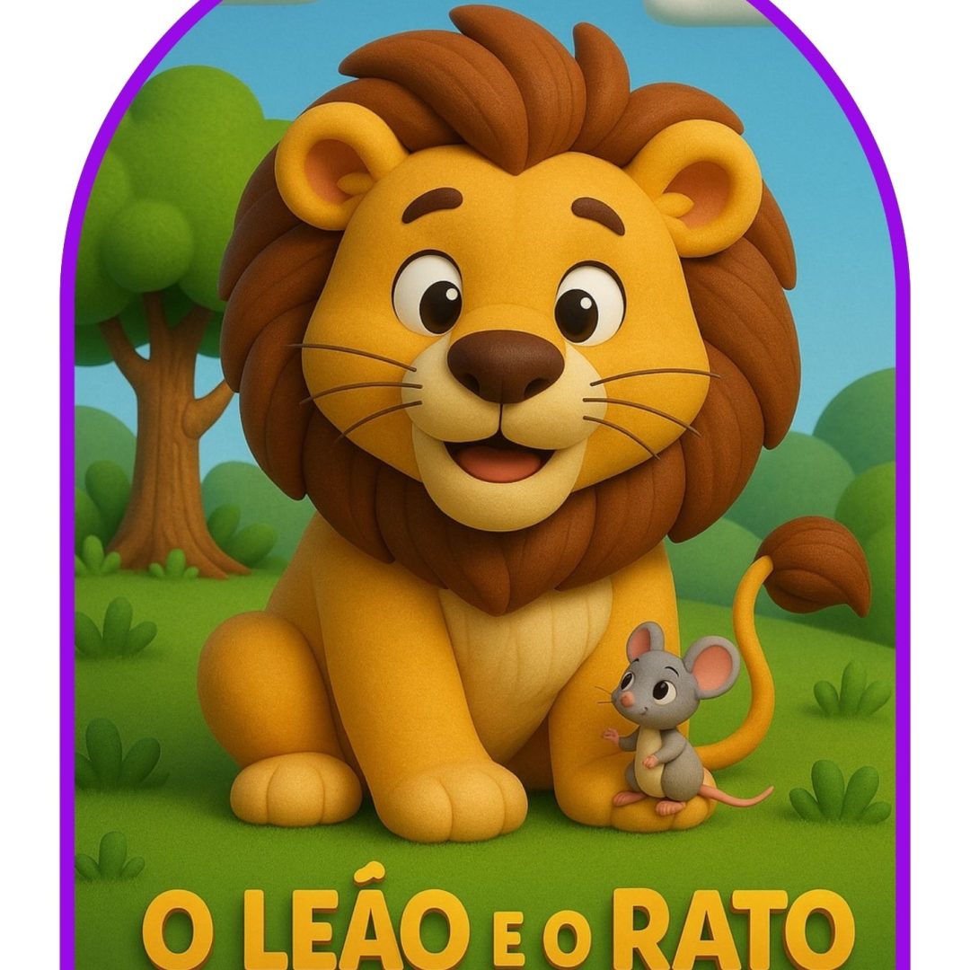 🦁🐭 Luva Pedagógica: O Rato e o Leão!