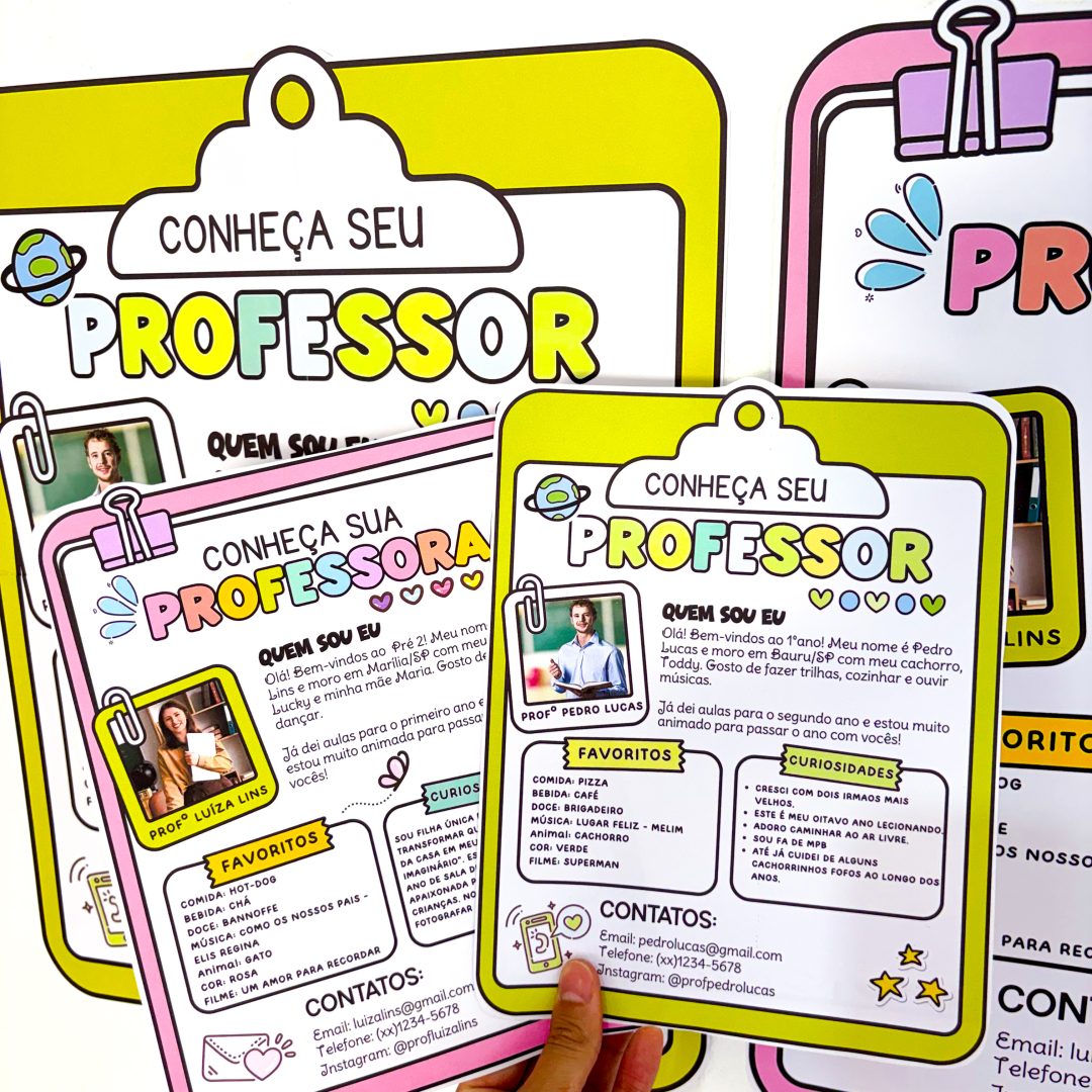 ✨ Conheça seu(a) Professor(a)! ✨