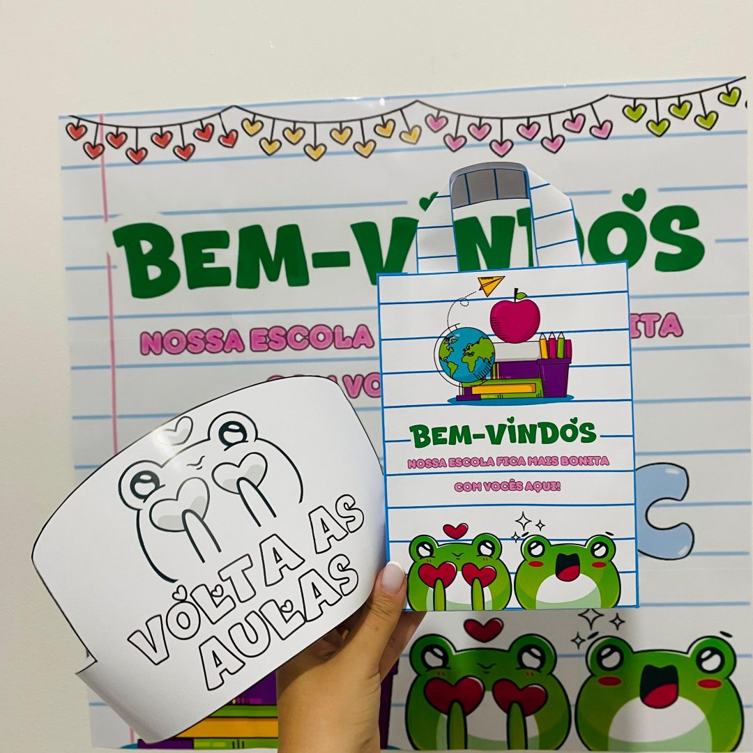 Painel de Boas-Vindas – Tema Super Colorido! ✨