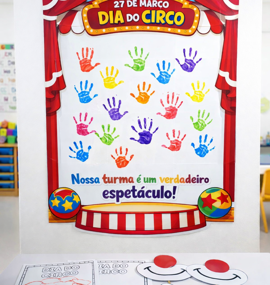 🎪✨ DIA DO CIRCO – PAINEL COLABORATIVO ✨🎪