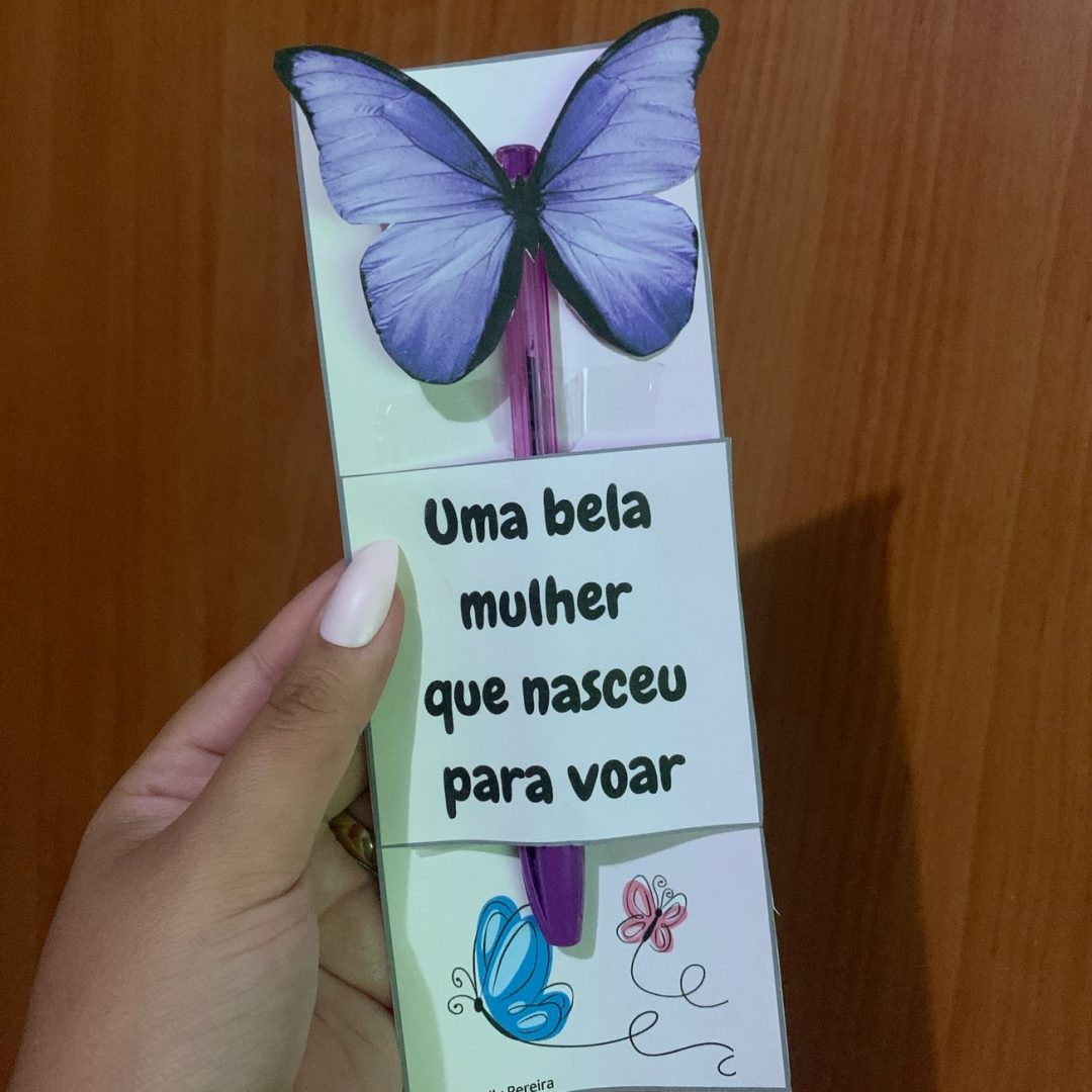 LEMBRANCINHA DIA DA MULHER 👩 🌸🦋