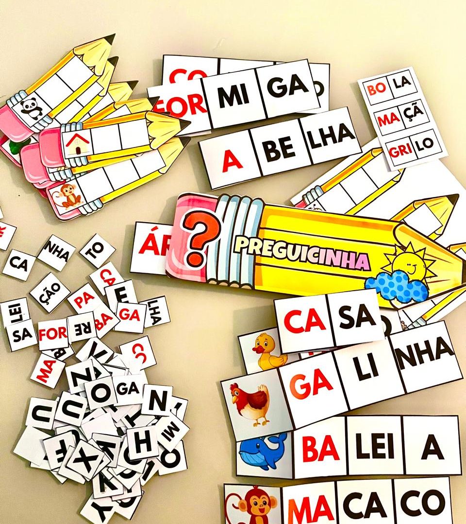 🦥✏️ PREGUICINHA – Leitura Silábica Passo a Passo