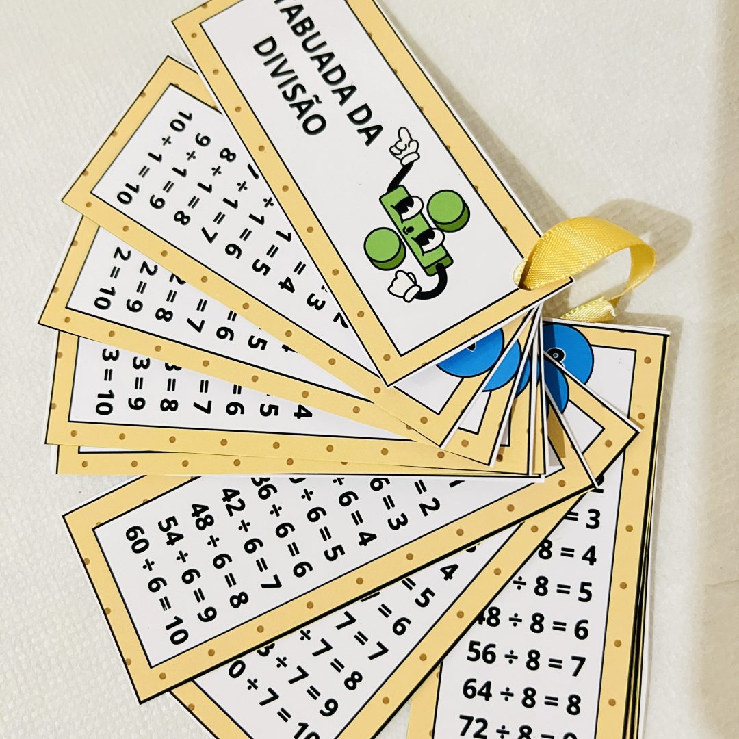 MINI TABUADA DE DIVISÃO