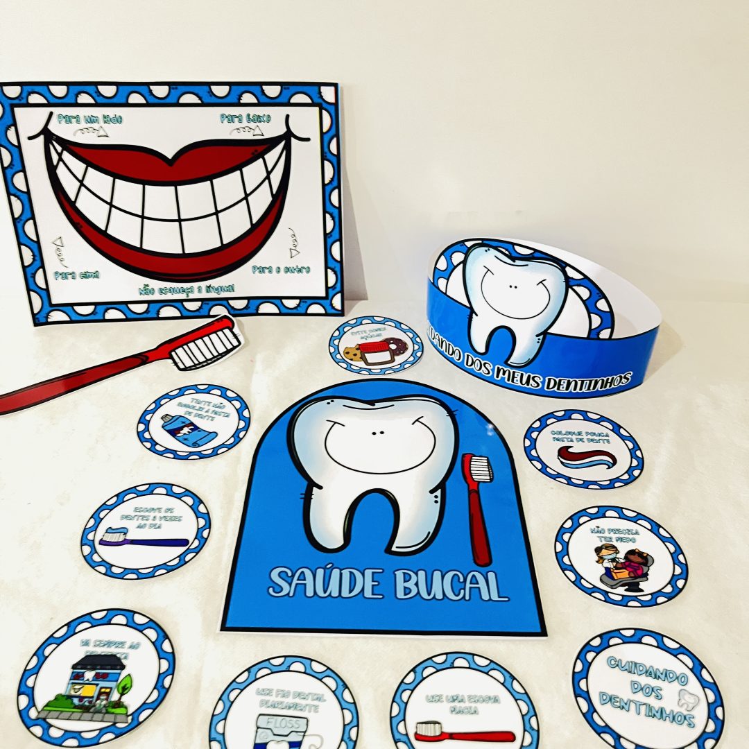 SAÚDE BUCAL – APRENDER A CUIDAR DOS DENTINHOS PODE SER DIVERTIDO!